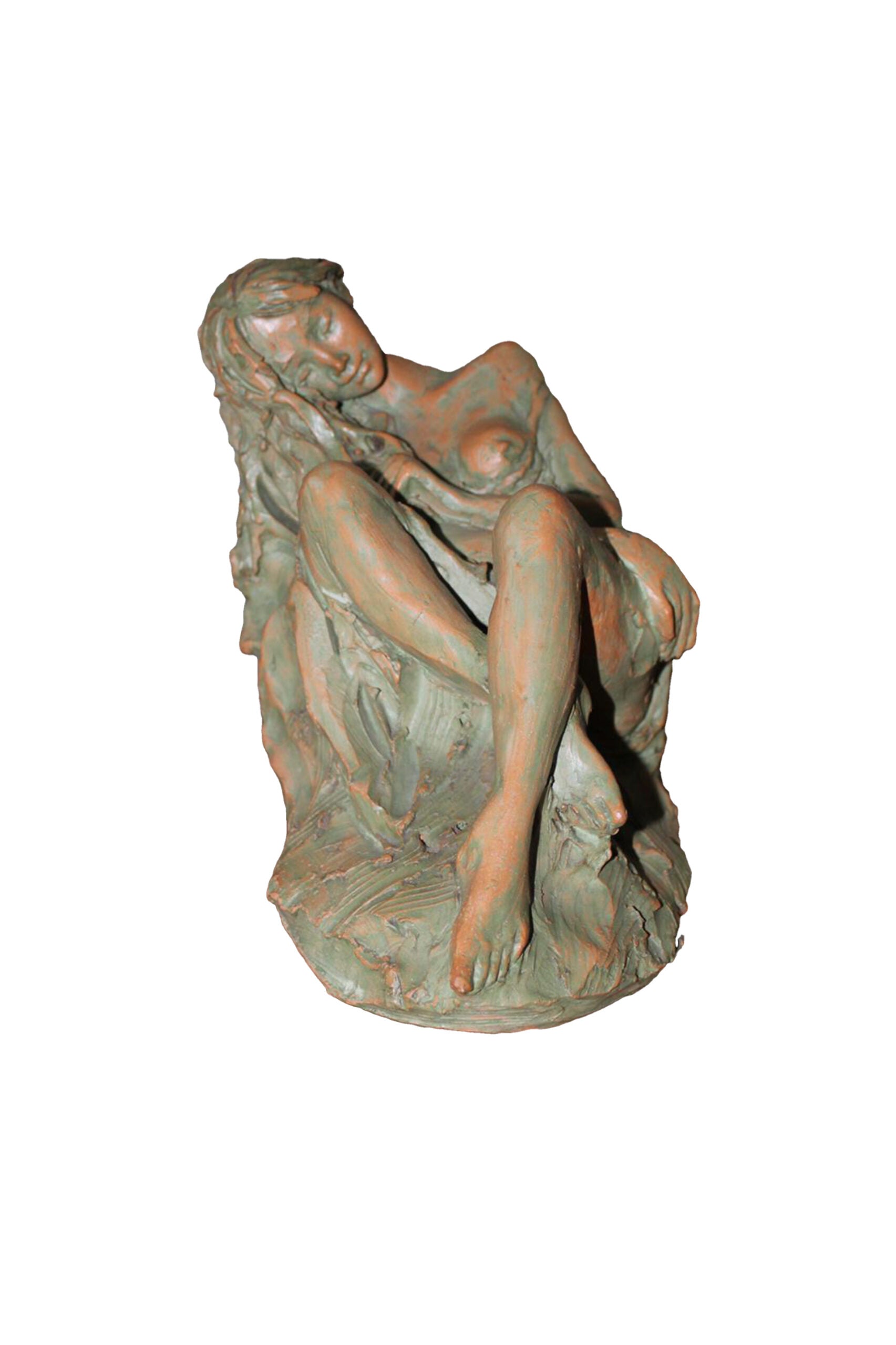Nico Venzo - Maternità - Romantico verde - Nudo Accovacciato - Sacra Famiglia