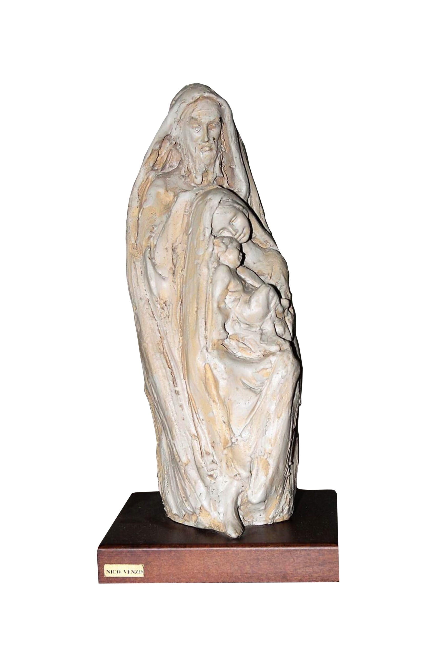 Nico Venzo - Maternità - Romantico verde - Nudo Accovacciato - Sacra Famiglia