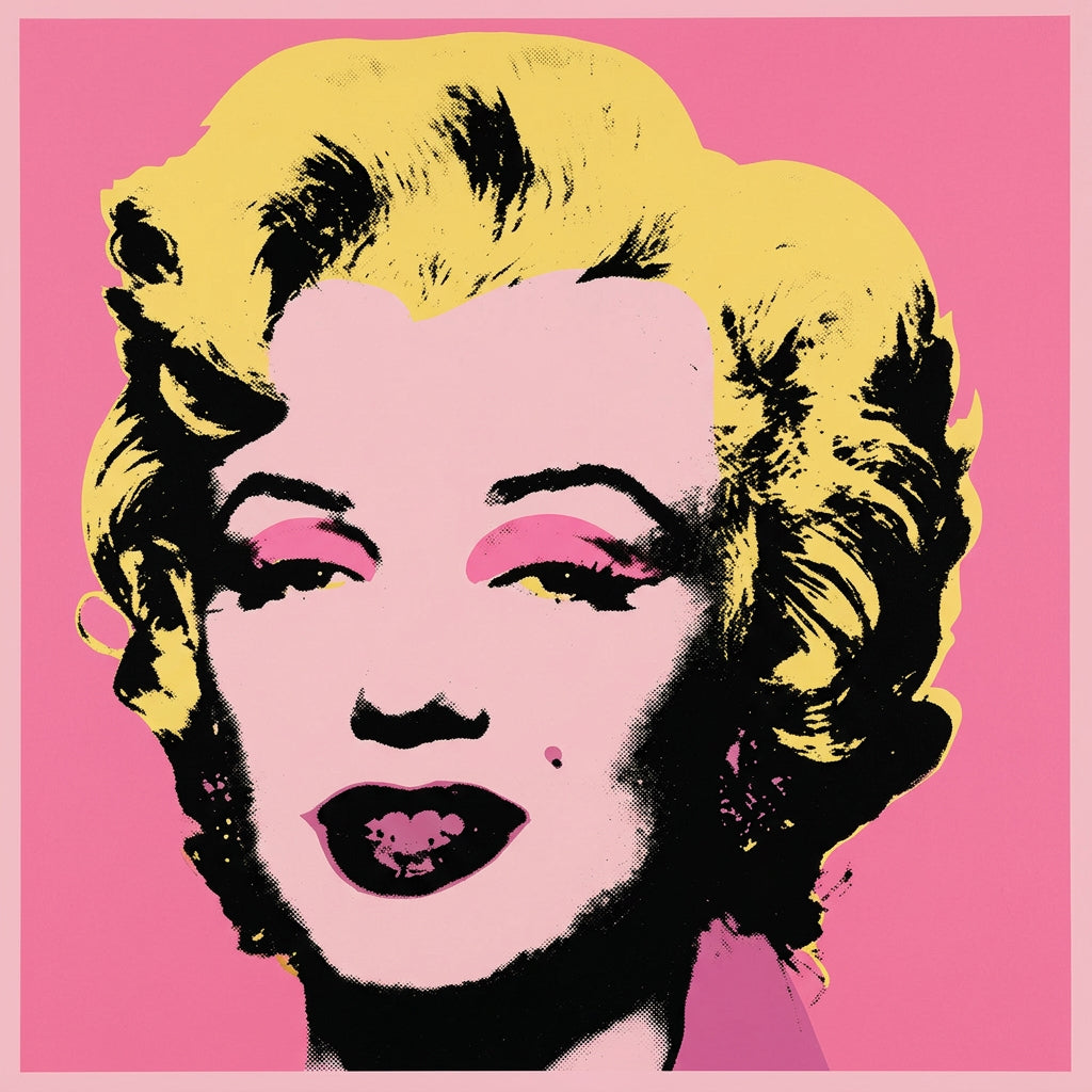 Marilyn in rosa, serigrafia di Andy Warhol