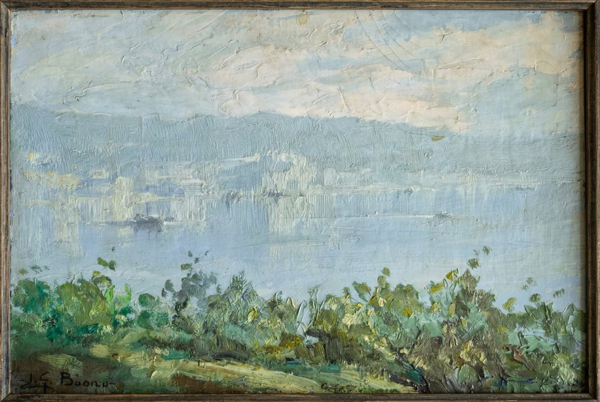 Senza titolo (paesaggio marino) - Leon Giuseppe Buono