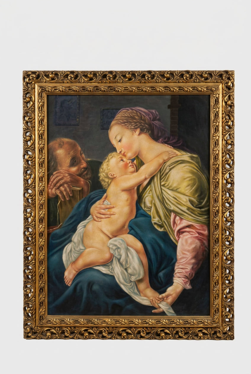 Riproduzione Sacra Famiglia di Pompeo Batoni - Cusin (Vittorio Vallarin)