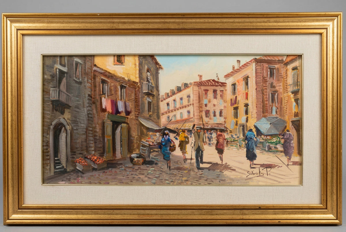 Senza titolo (Scorcio urbano) - Pietro Silvestri