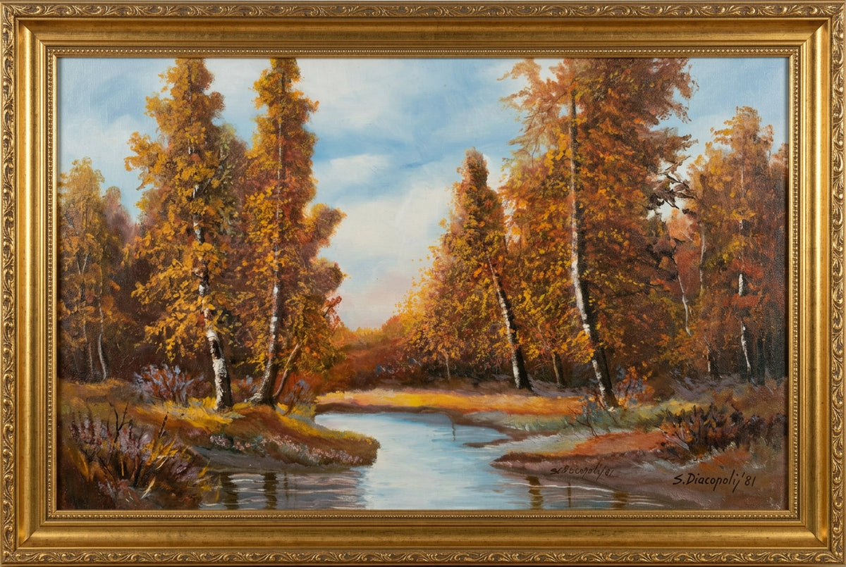 Senza titolo (Paesaggio autunnale) - Gualtiero Brianzoli