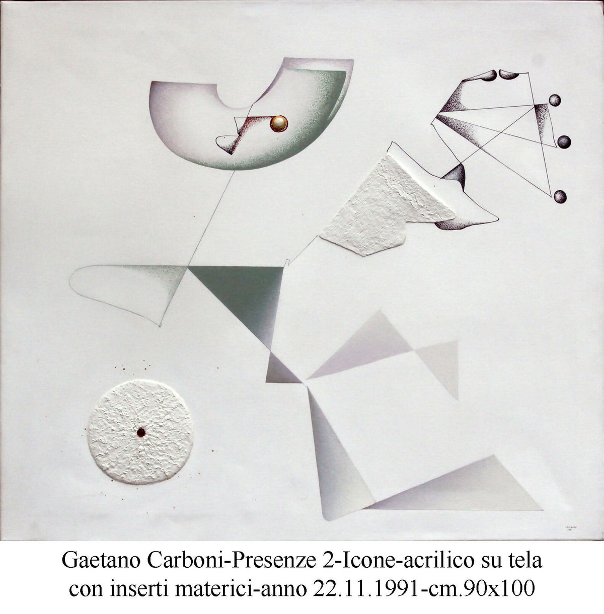 Icone – Presenze 2 di Gaetano Carboni, acrilico