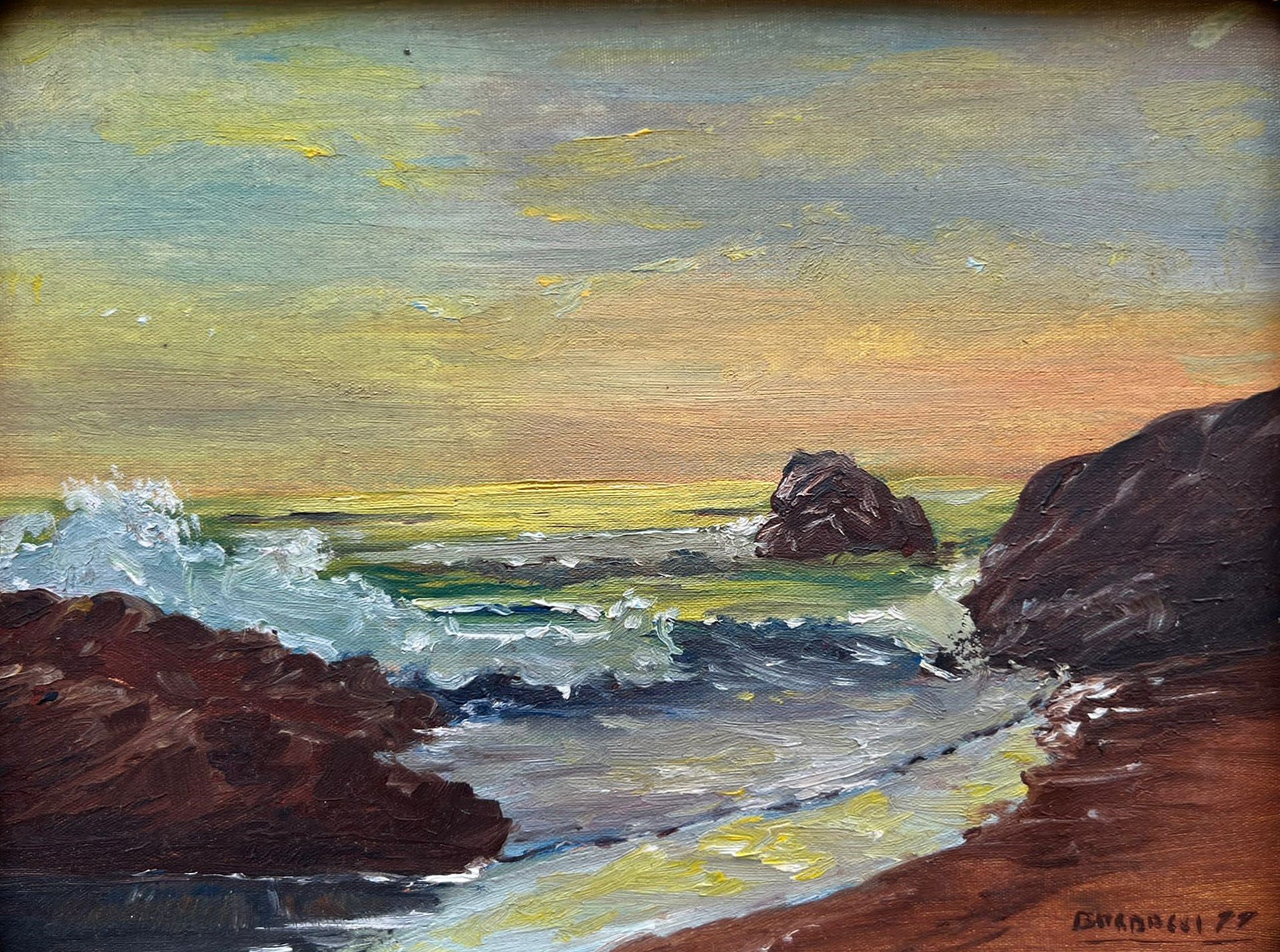 Enzo Barbacci - Paesaggio marino