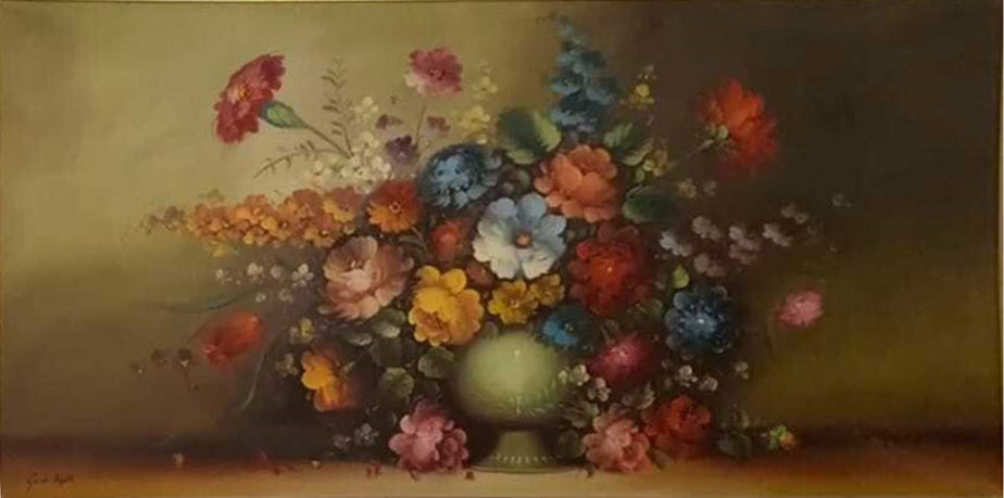 Guido Rosselli - Senza titolo (vaso di fiori)