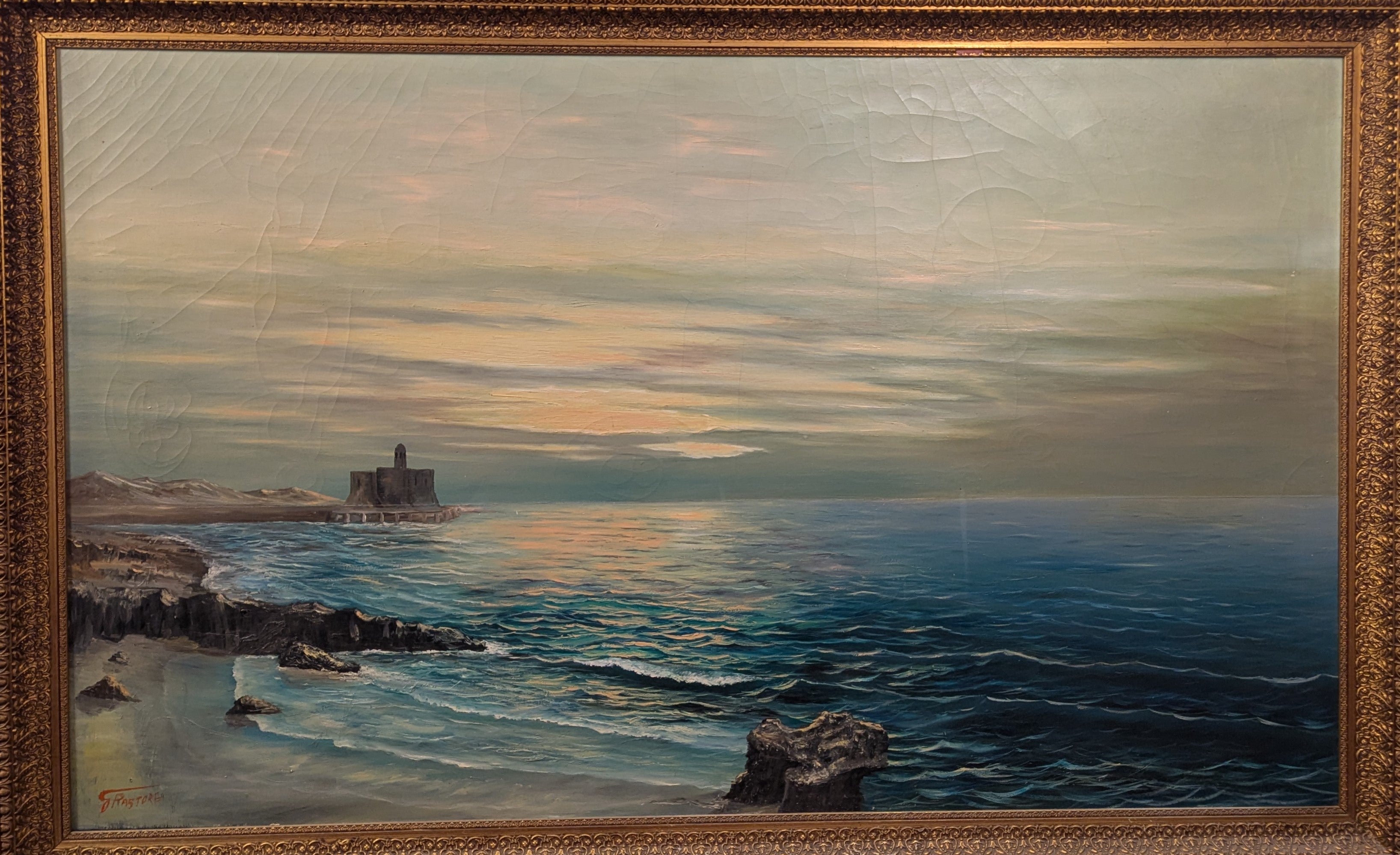 Giacomo Pastore - Sin título (paisaje marino)