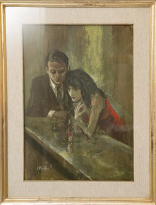 Alberto Sughi - At the bar