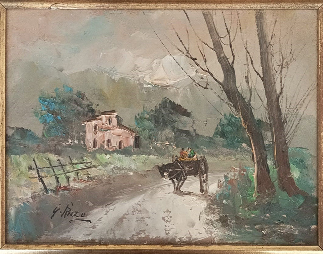 G. Rizzo - Untitled (Road with Horse)