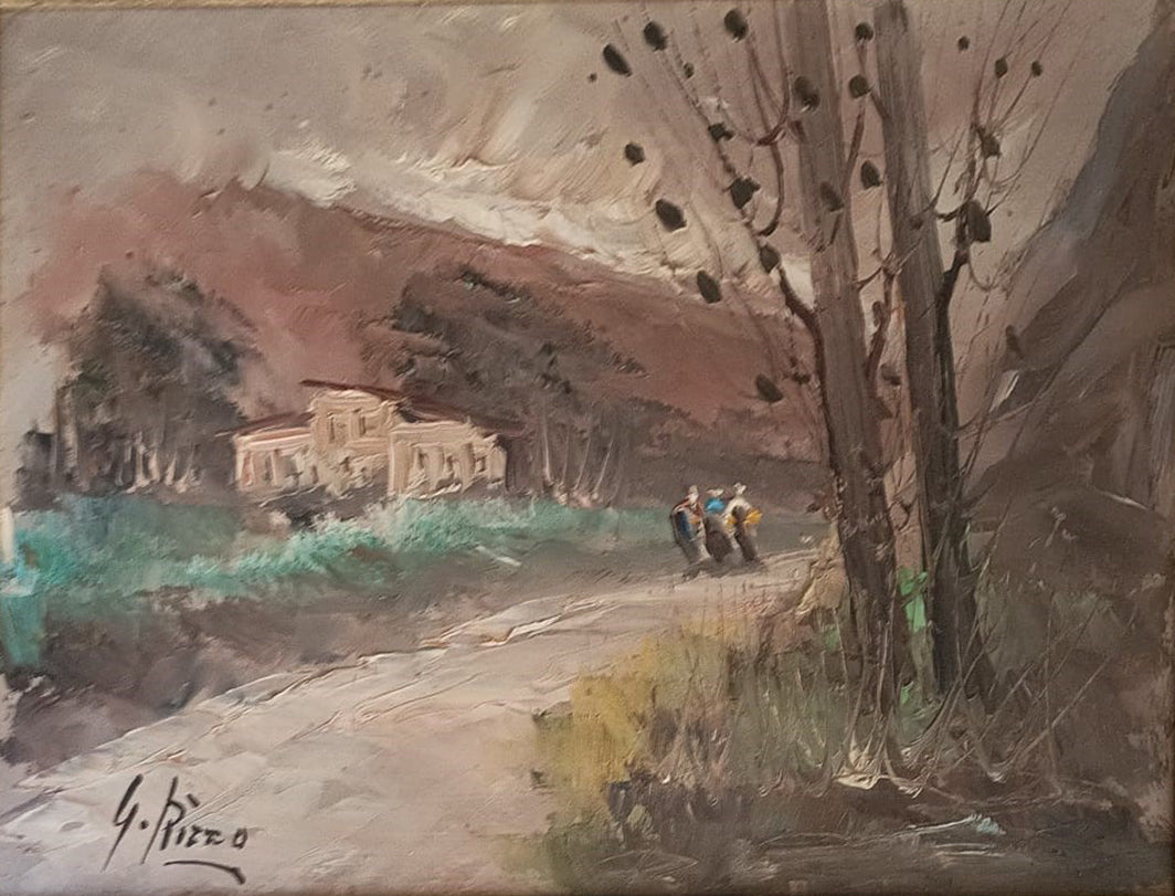 G. Rizzo - Untitled (Street with Figures)