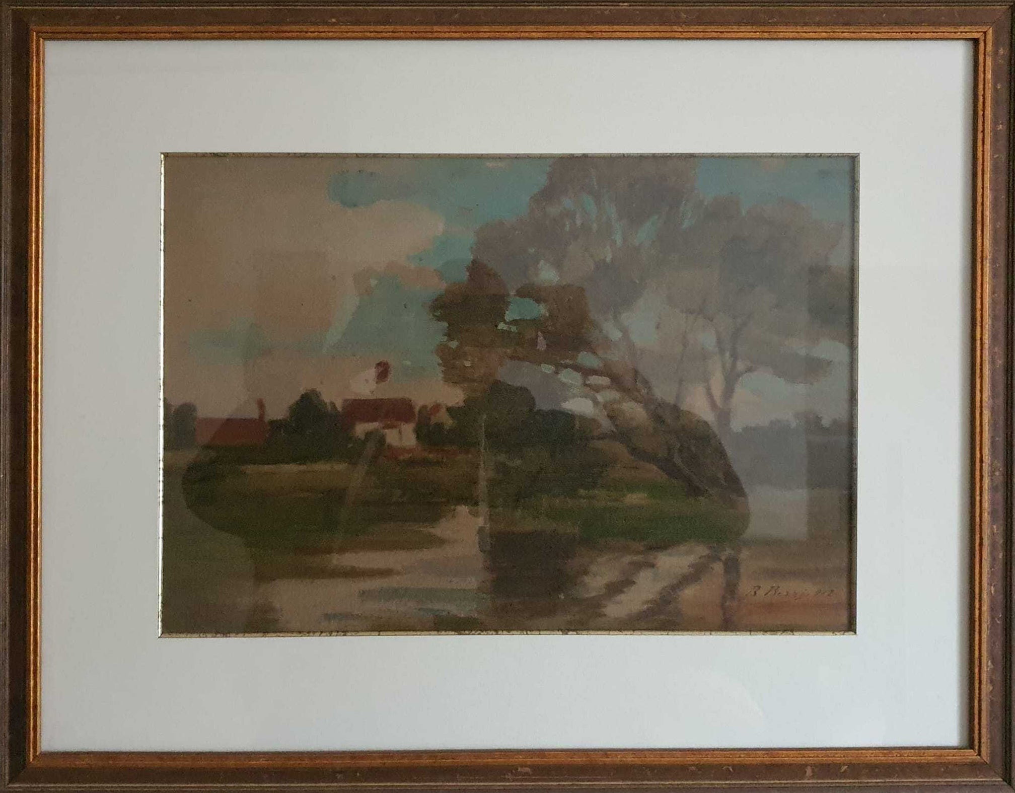 Bartolomeo Bezzi - Senza titolo (paesaggio)