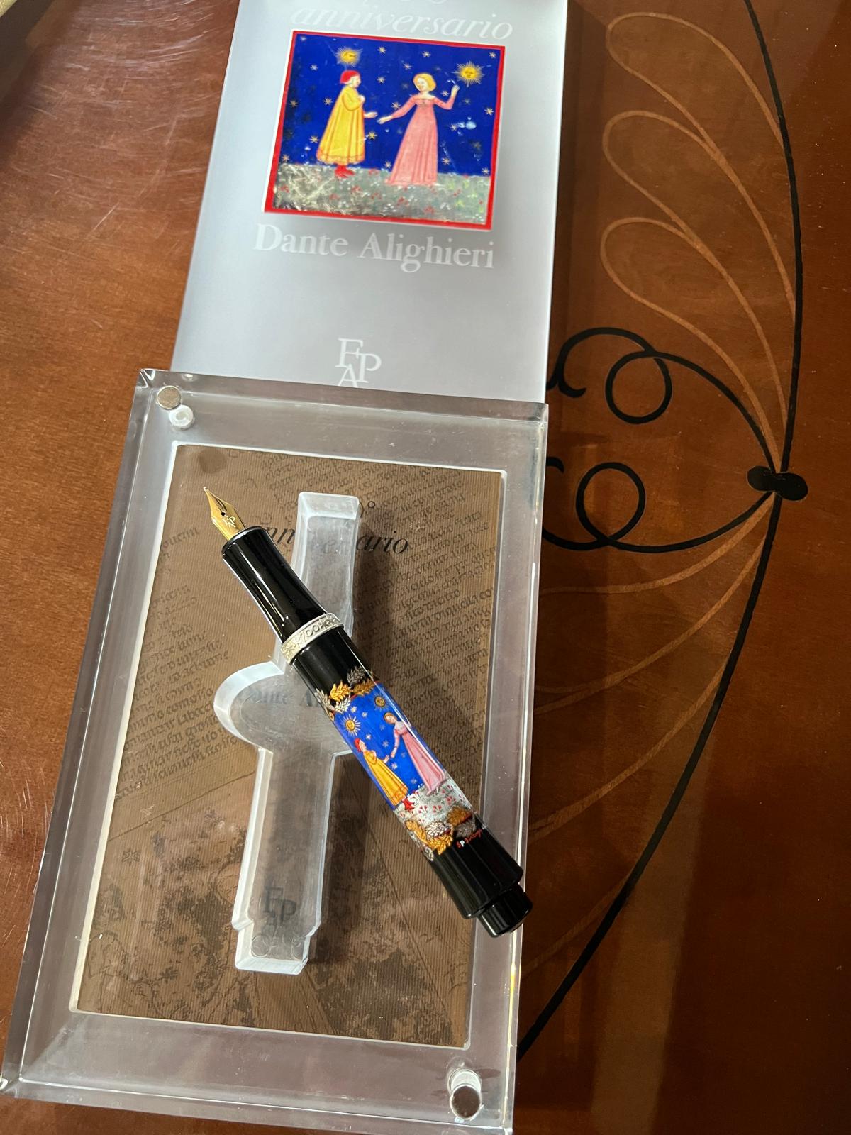 PENNA STILOGRAFICA DIPINTA A MANO - FONDAZIONE PATRIMONIO ARTISTICO