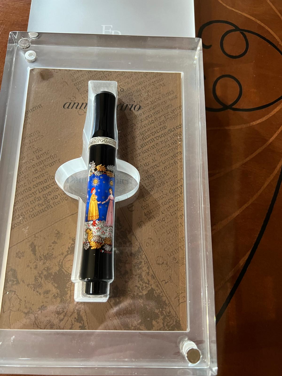 PENNA STILOGRAFICA DIPINTA A MANO - FONDAZIONE PATRIMONIO ARTISTICO