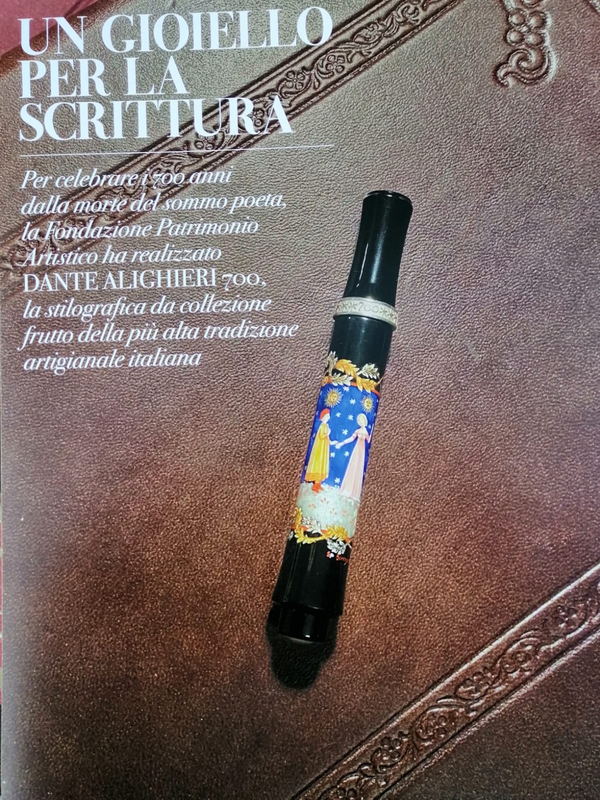 PENNA STILOGRAFICA DIPINTA A MANO - FONDAZIONE PATRIMONIO ARTISTICO