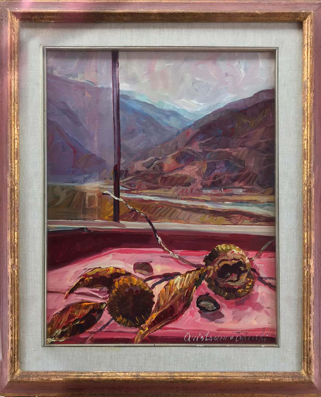 Aristodemo Capecchi - Interno con paesaggio