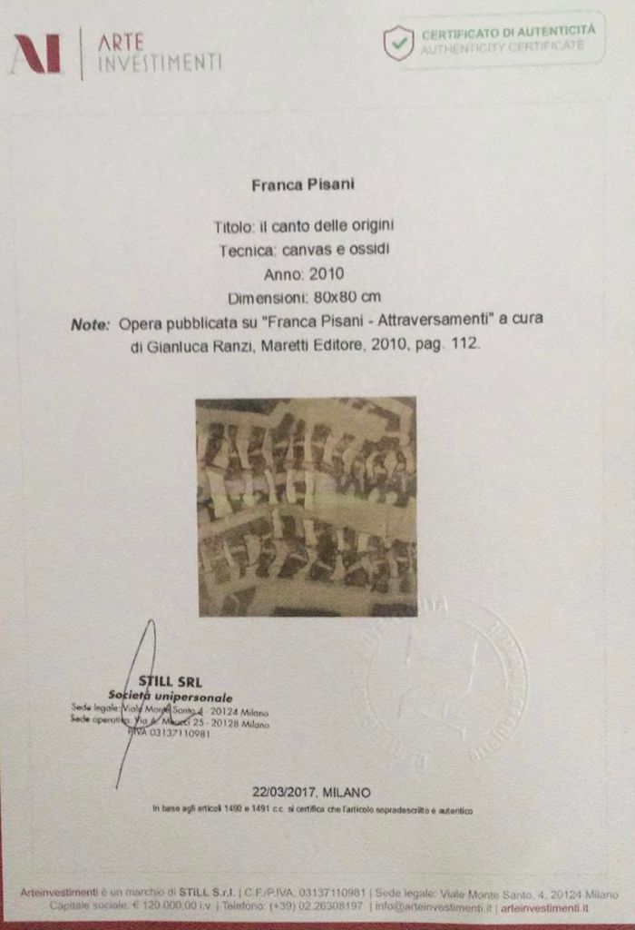 Franca Pisani - Il cantone delle origini