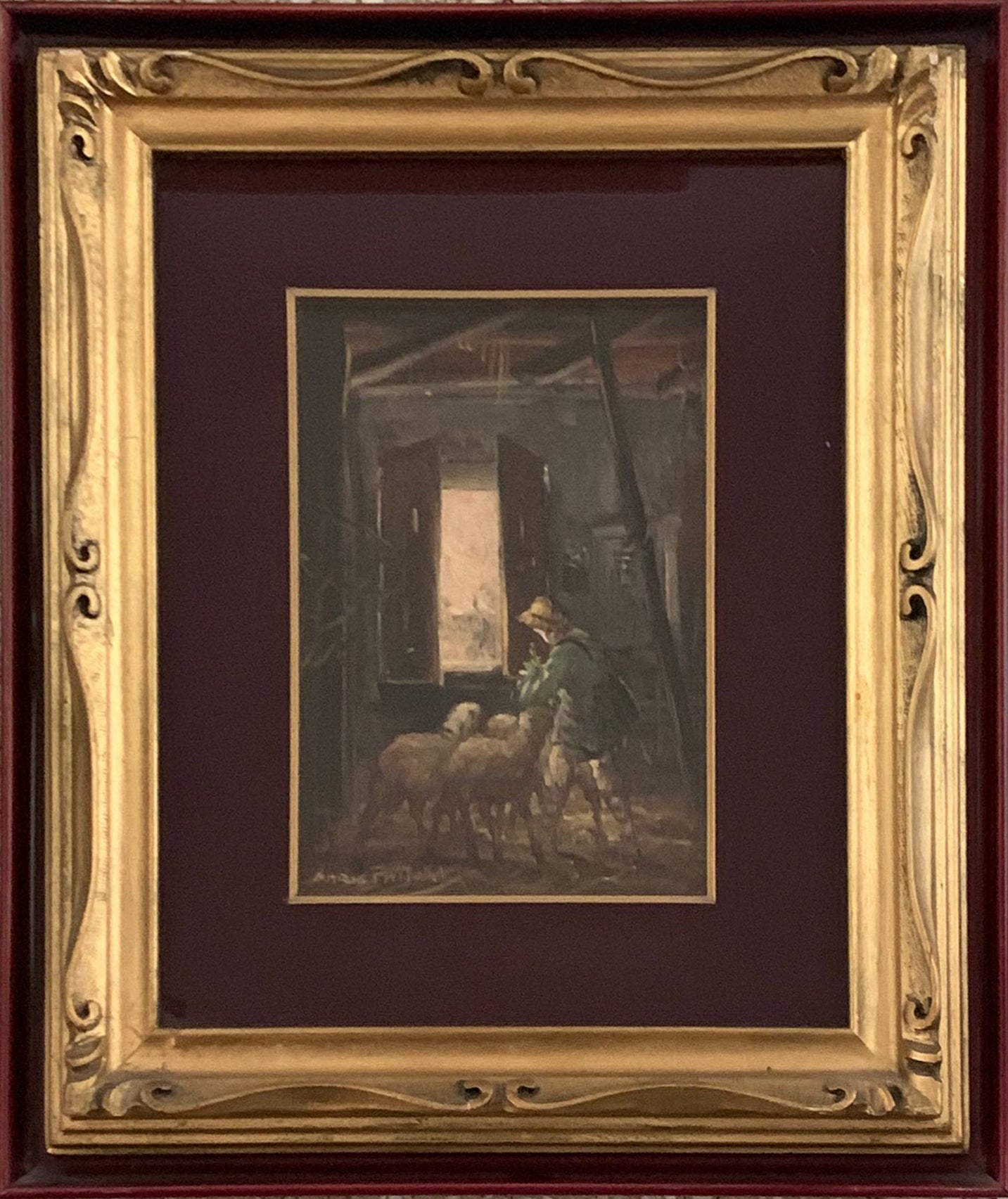 Mario Fattori - The Sheepfold
