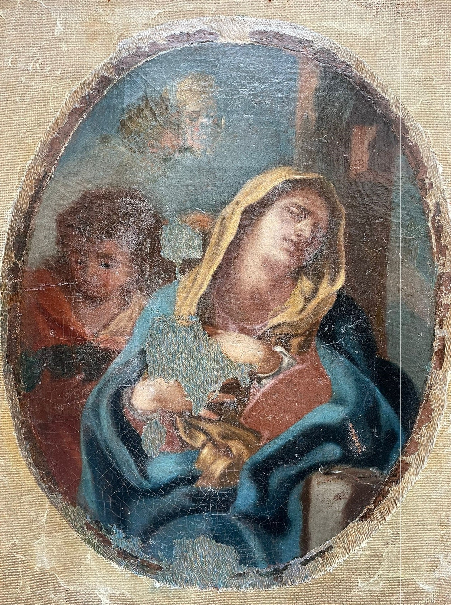 Autor desconocido - María en la cruz