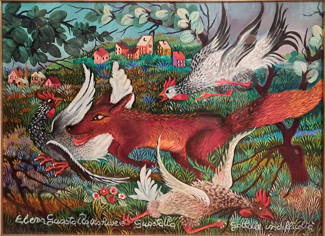Elena Guastalla - Pollos en apuros