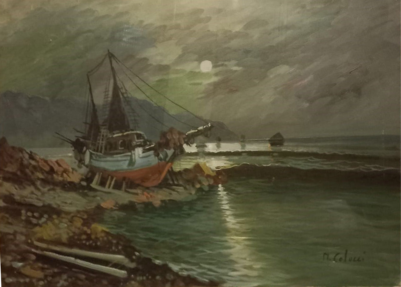 Mario Colucci - La marina all'alba