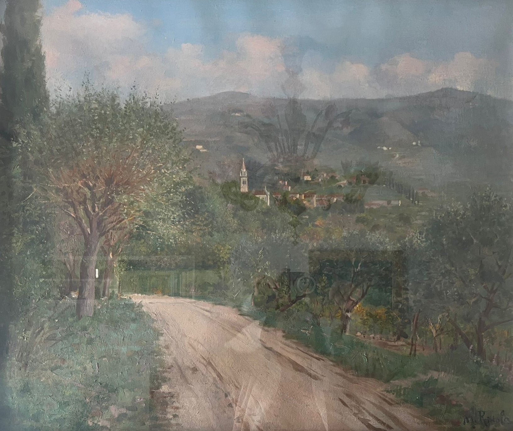 Mario Ridola - Mattino d'autunno a Mezzane (Verona)
