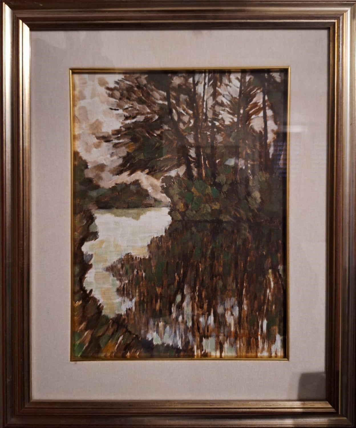 Rolando Chersich - Alberi nel lago