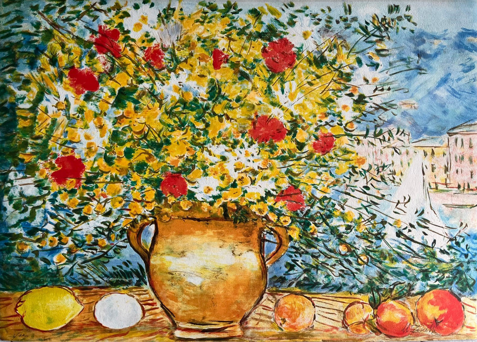 Michele Cascella - Vaso di fiori