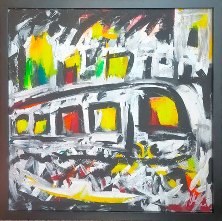 Fernando Mangone - Attraverso città Italiane Milano, Tram