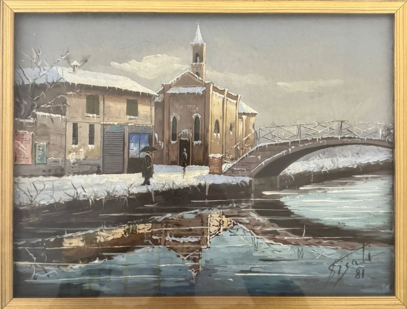 Giuliano Pisati - San Cristóforo. Viejo Milán (el canal)