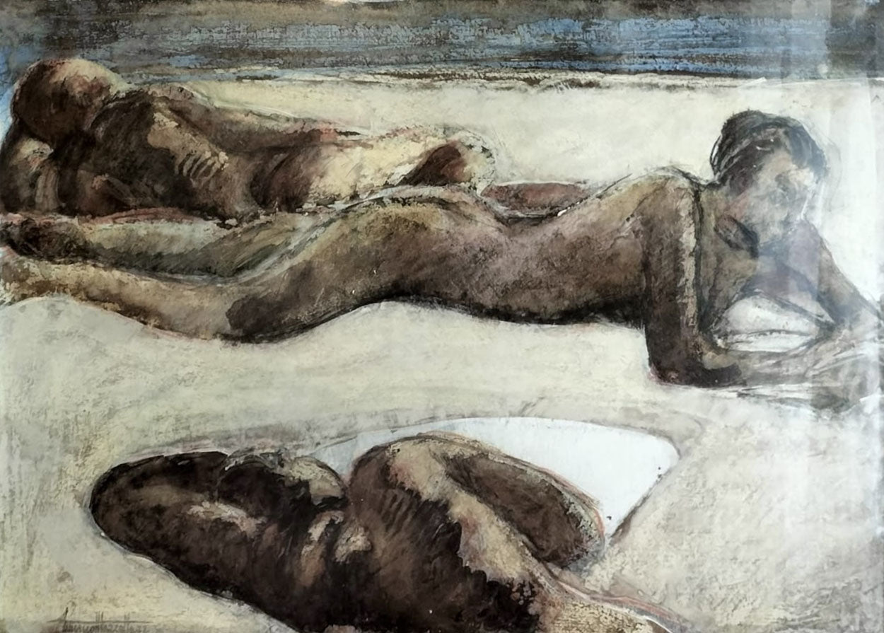 Americo Mazzotta - Untitled (Figures on the Beach)