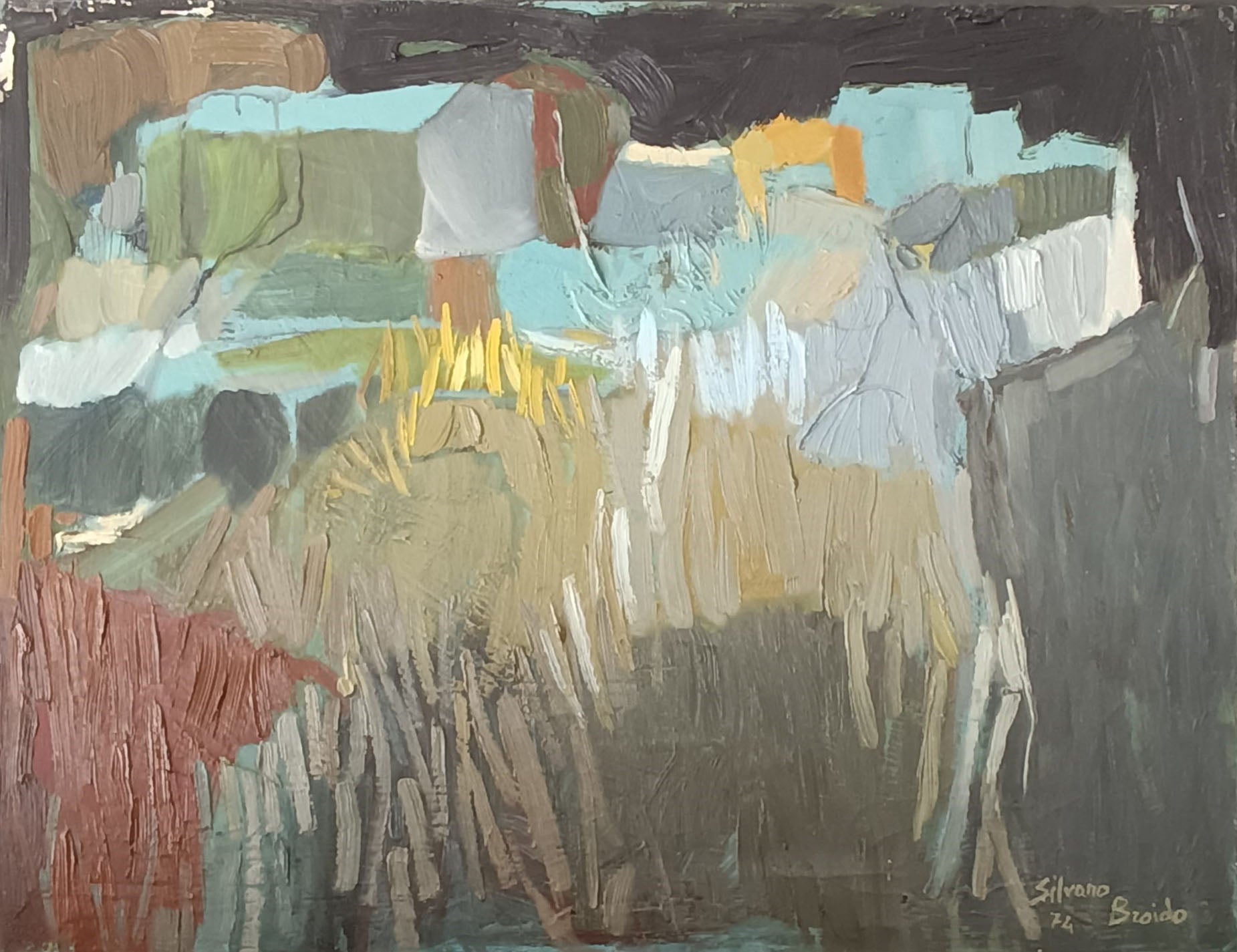 Silvano Braido - Senza titolo (astratto)