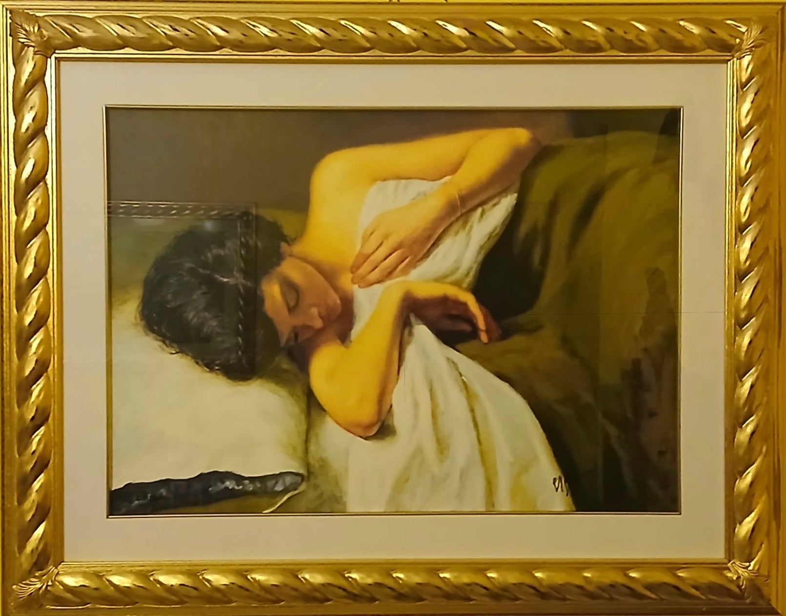 Serigrafia La dormiente di Giovan Francesco Gonzaga