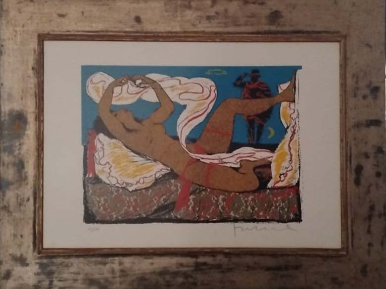Il sogno di Luisa di Salvatore Fiume, serigrafia su carta