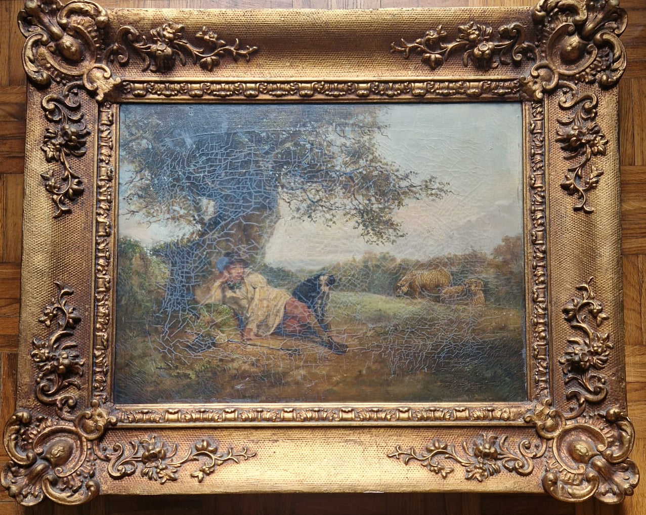 Senza titolo (pastorale) – Olio – Anonimo
