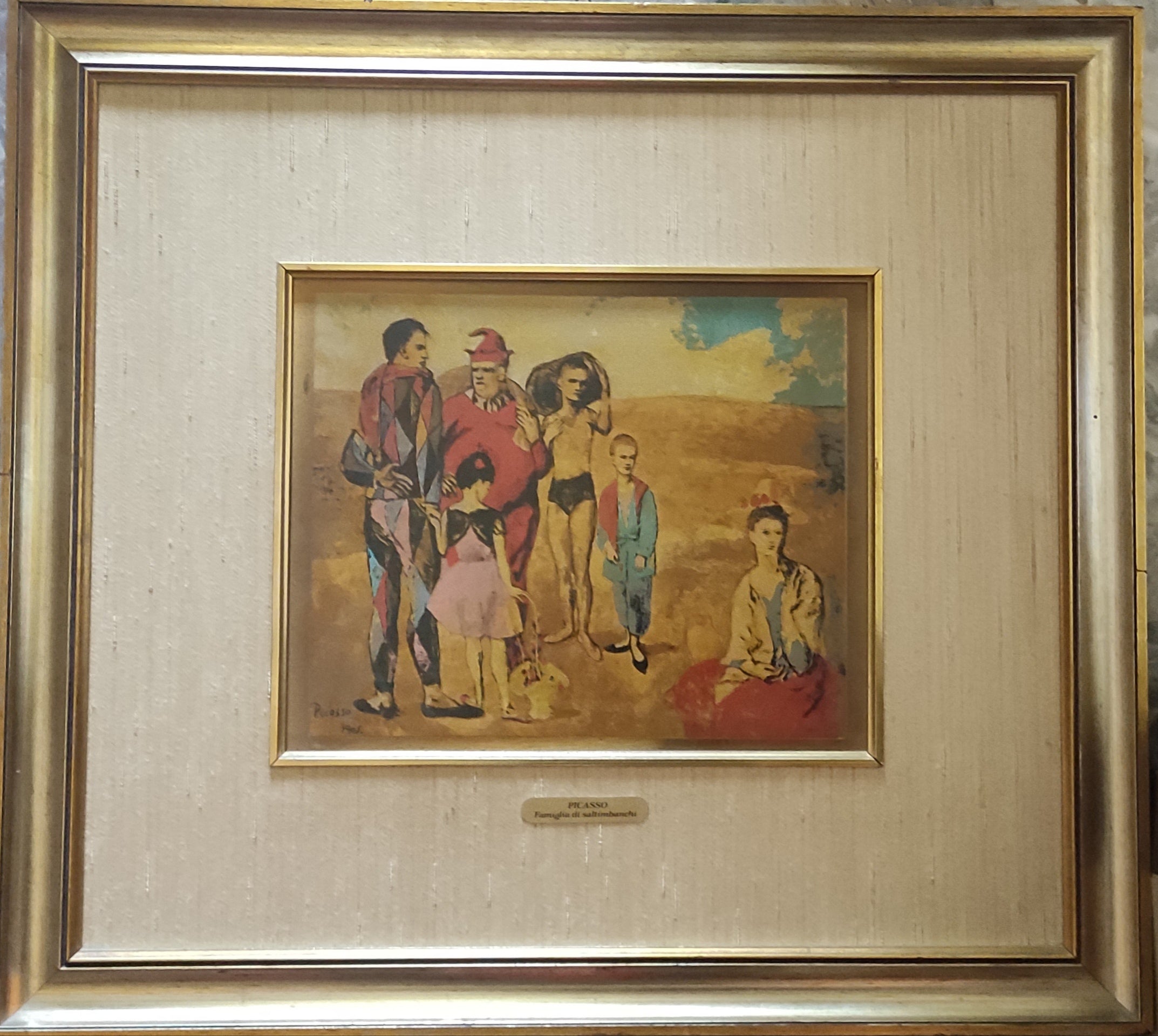 SALTINBANCO FAMILY - PICASSO PRINT