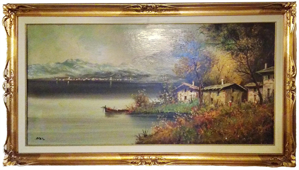 Olano Iniacio Diaz - Paesaggio sul lago
