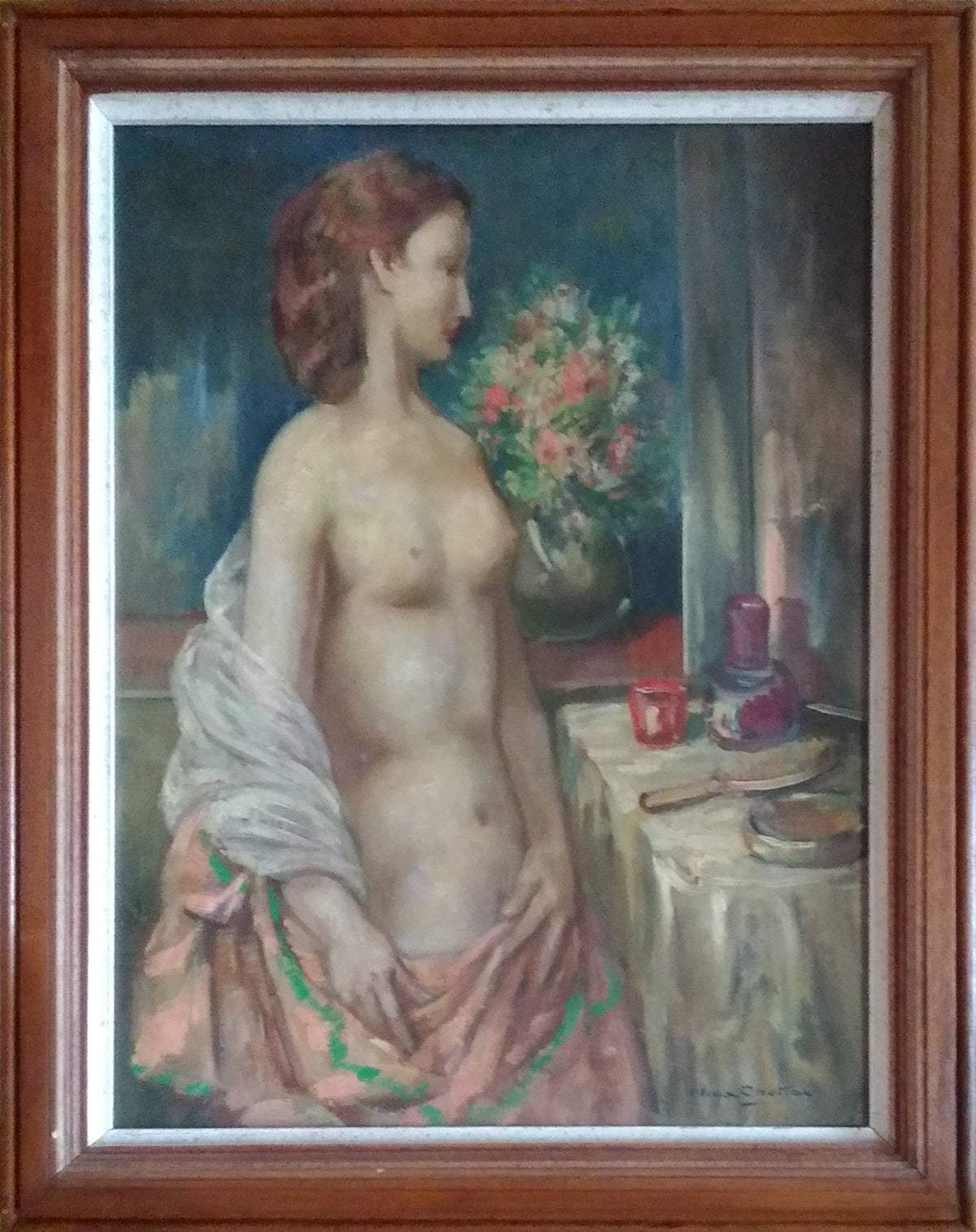 Artista Sconosciuto - Donna allo specchio