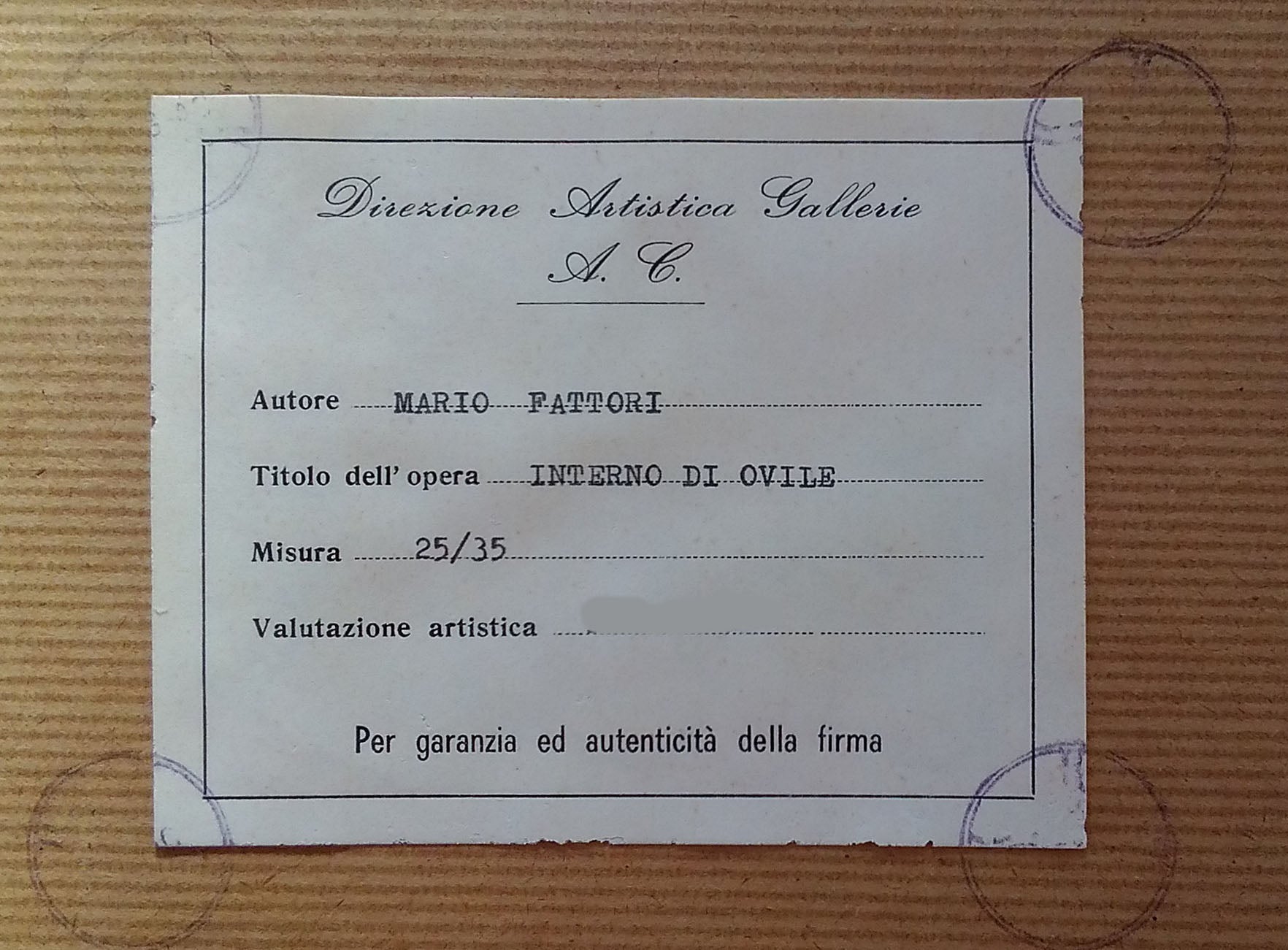 Mario Fattori - Dittico