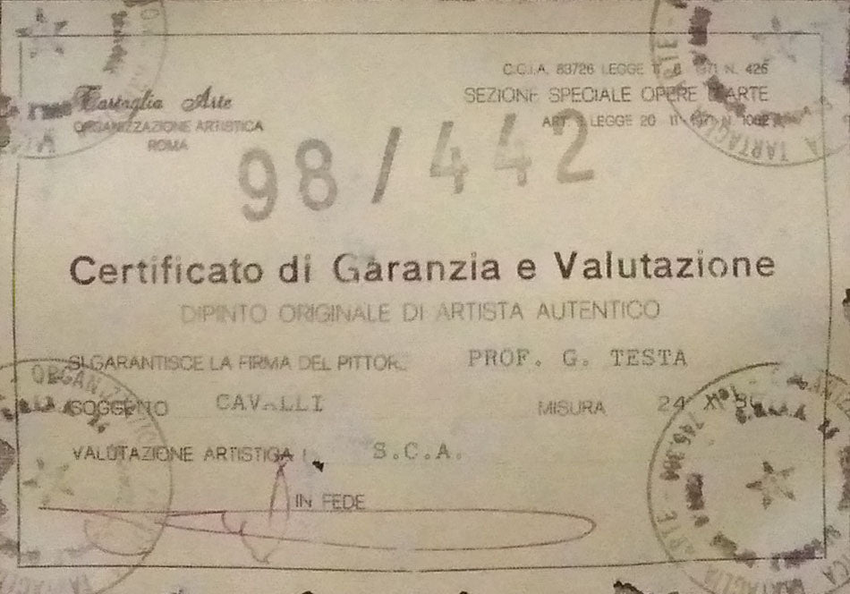 Gianni Testa - Cavalli