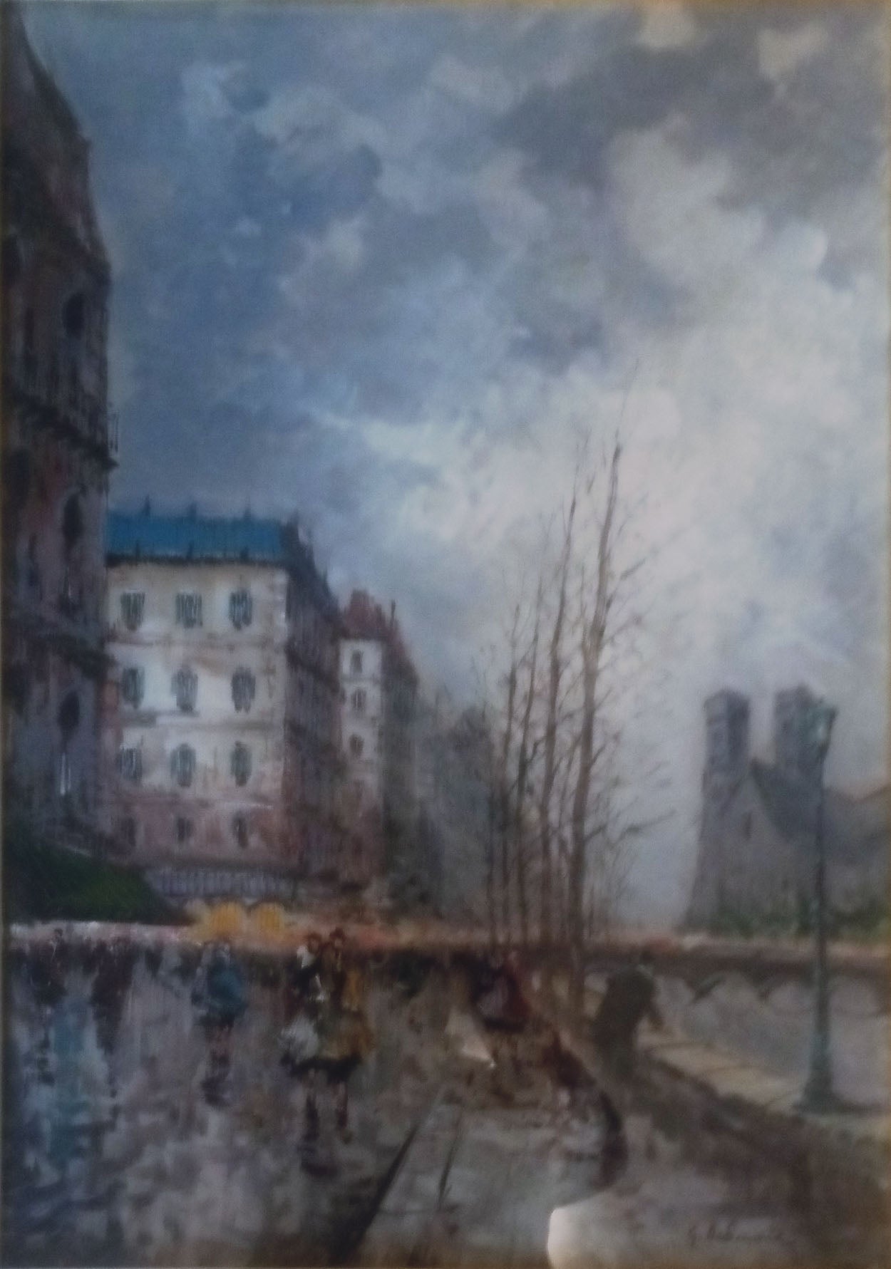 Giulio De Simone - Veduta di Parigi