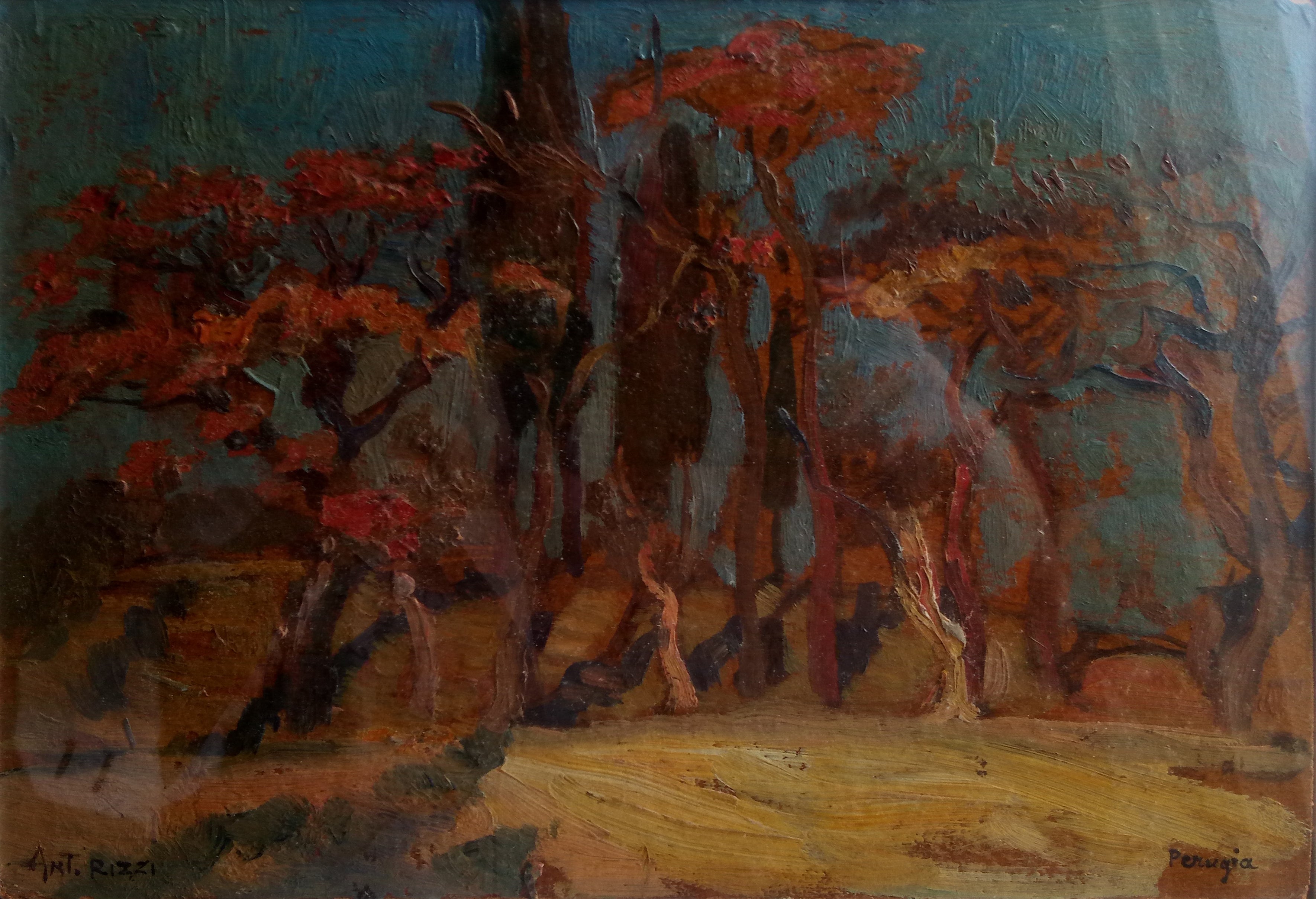 Rizzi - Paesaggio con giardino