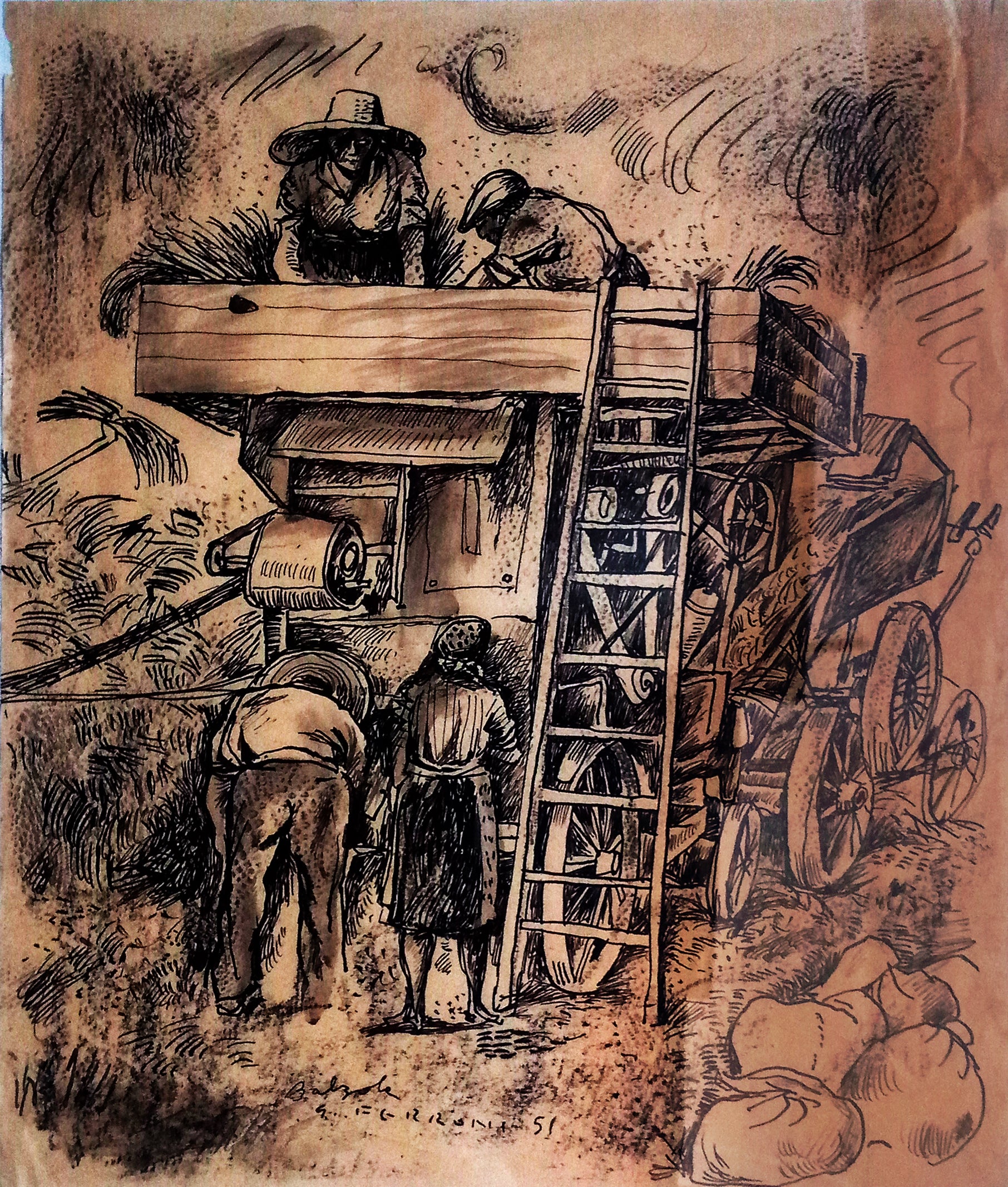 Tommaso Ferroni - Trebbiatrice