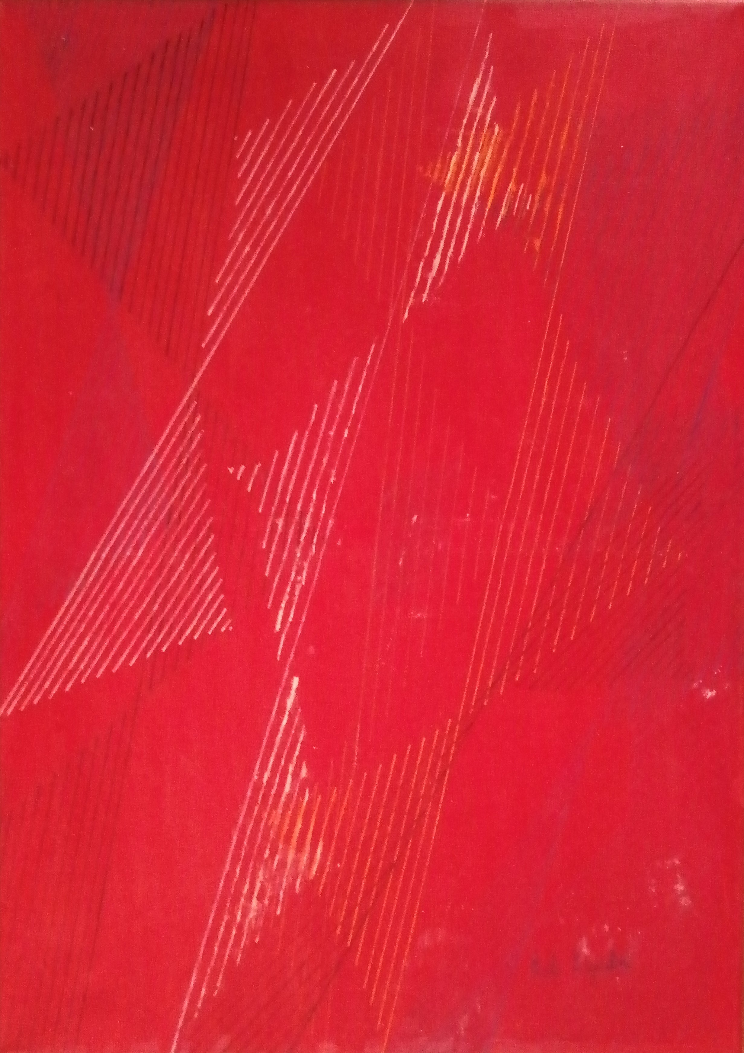 Italo Pasqualini - Rosso con linee
