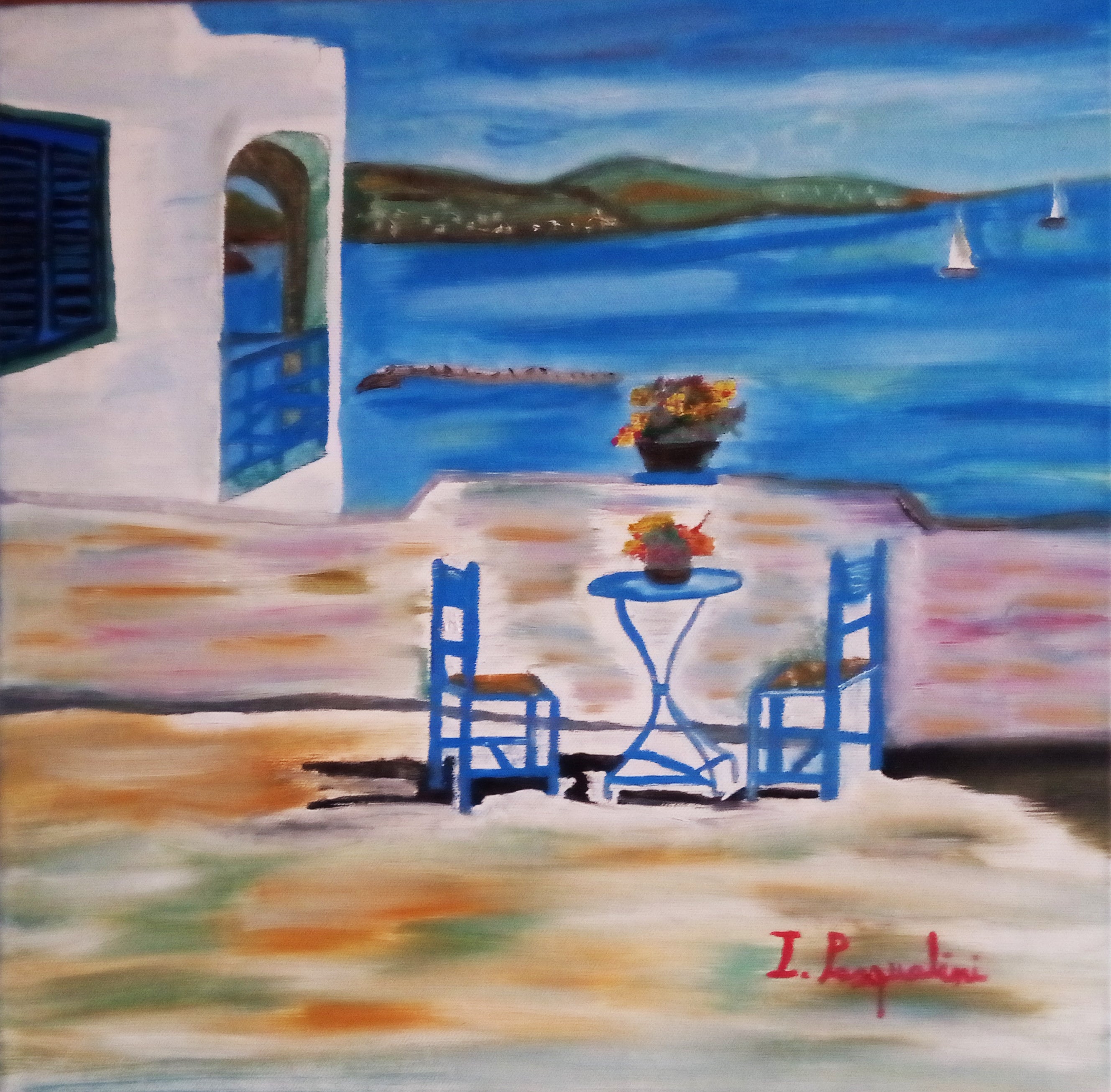 Italo Pasqualini - Sea with a Table