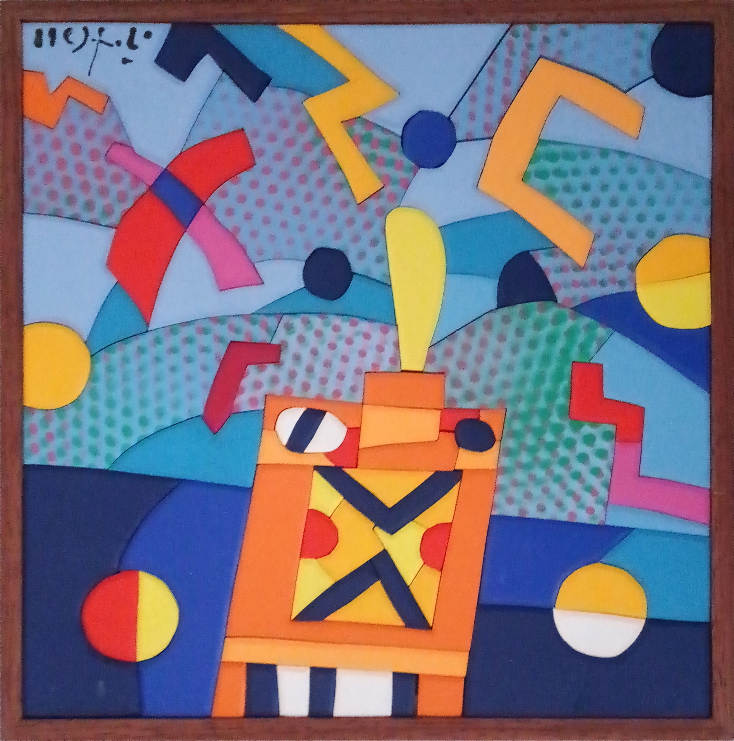 Ugo Nespolo - Eletric field