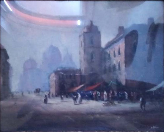 Artista sconosciuto - Piazza mercato