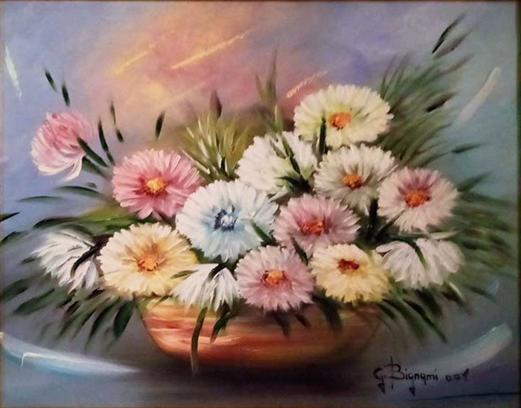 Gianni Bignami - Ciottola con fiori