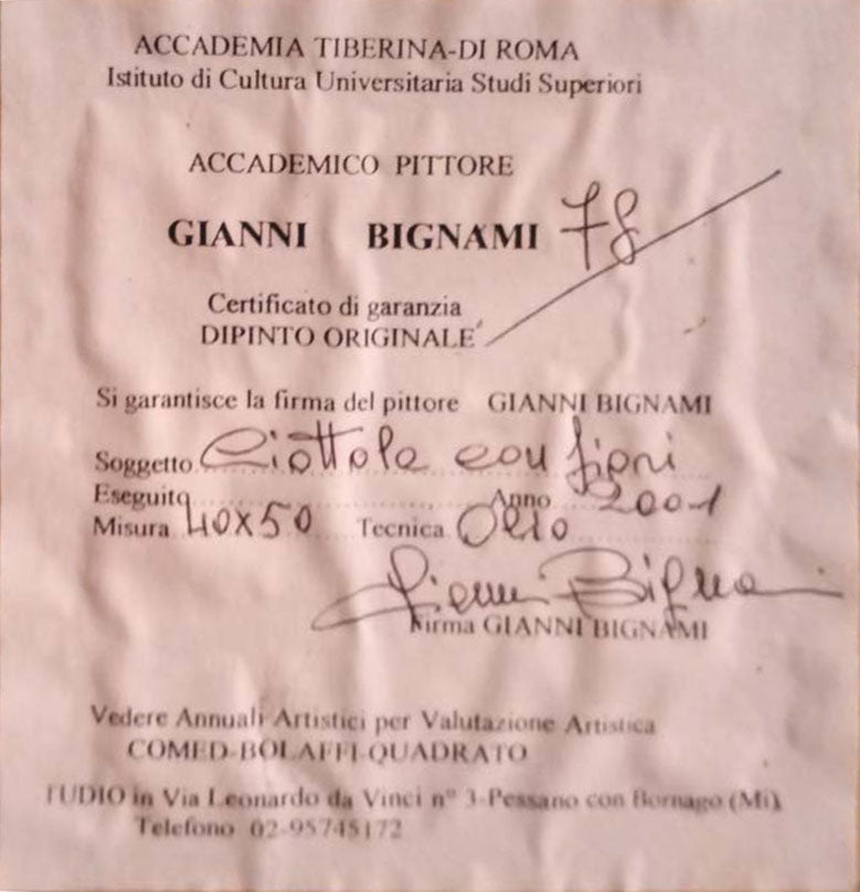 Gianni Bignami - Ciottola con fiori
