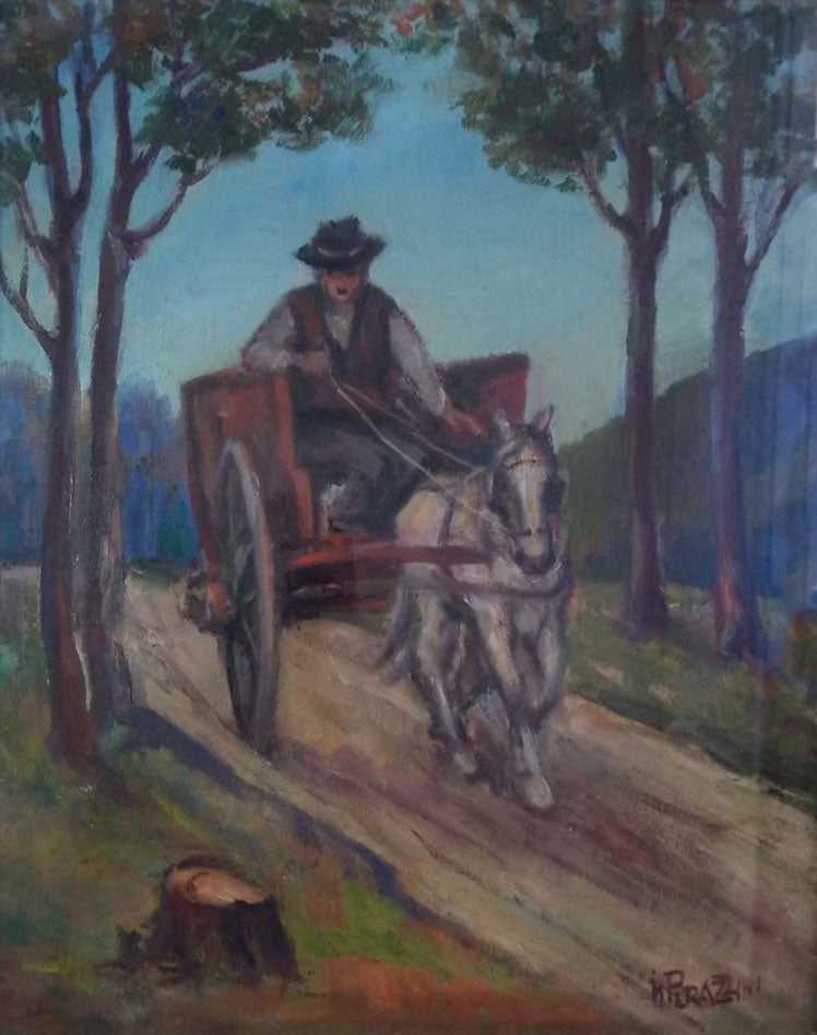 Arturo Perazzini - Il carretto