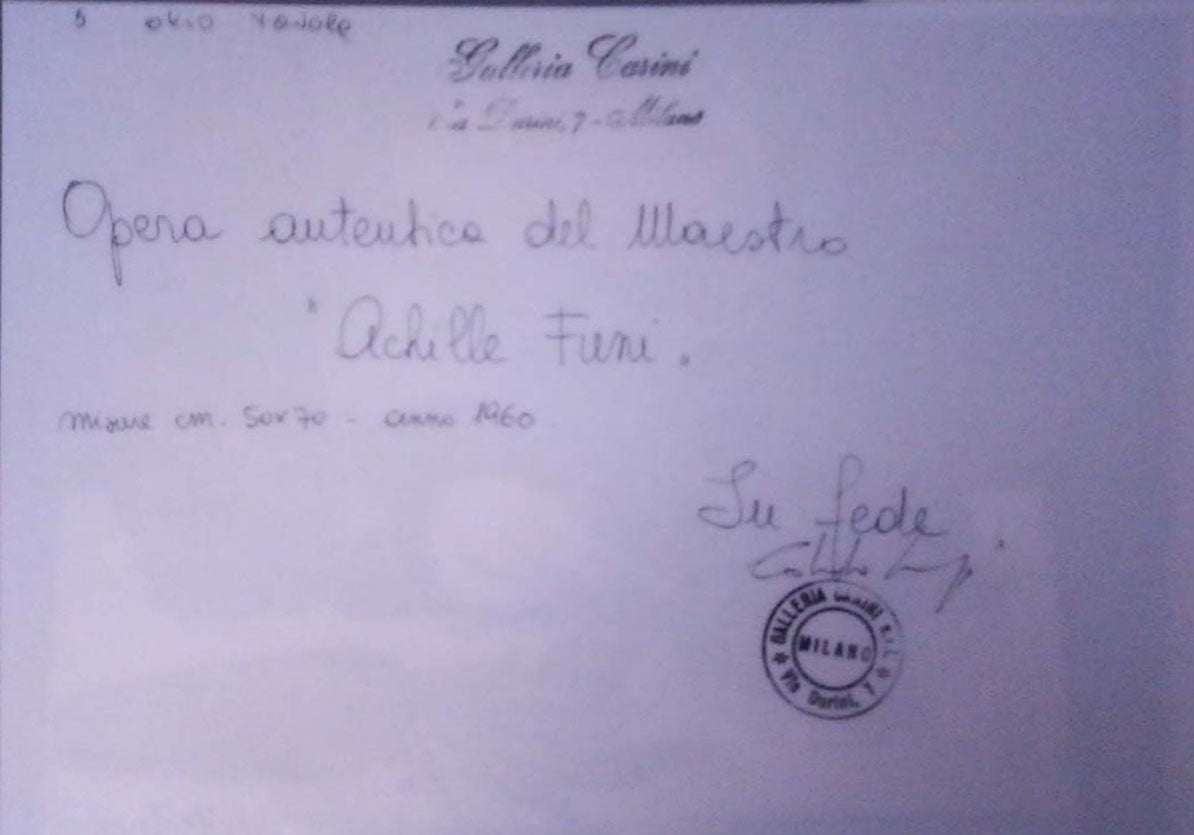 Achille Funi - Naturaleza muerta